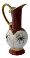 red-back spider jug by Anne Blake 