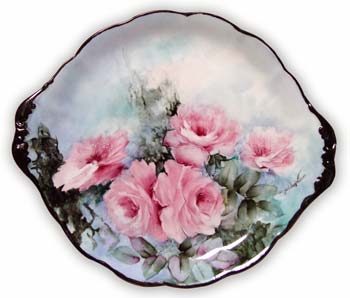 Rose Plate by Margaret Barber